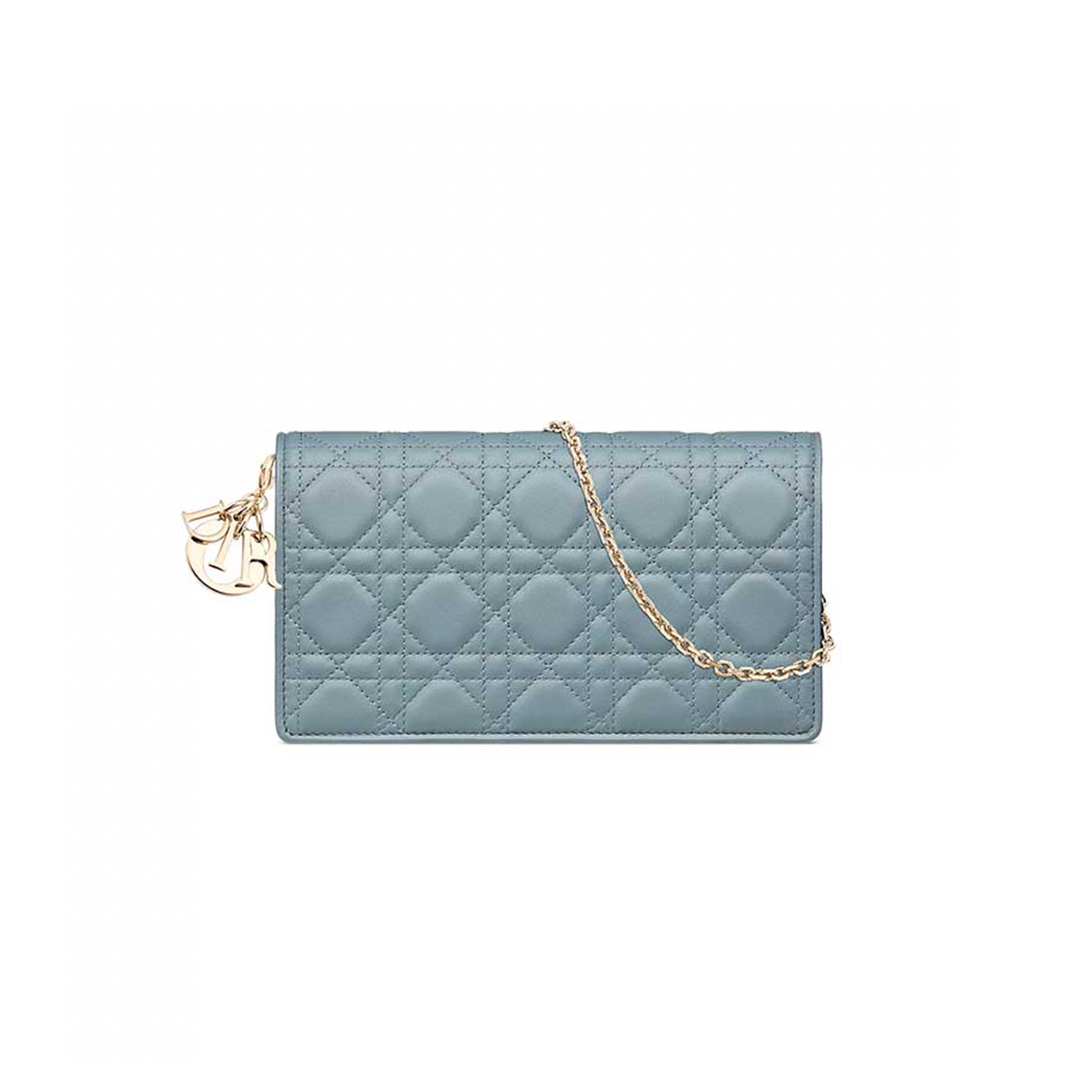 DIOR LADY DIOR POUCH WITH CHAIN S0204ONMJ_M81B (22*13*5cm)